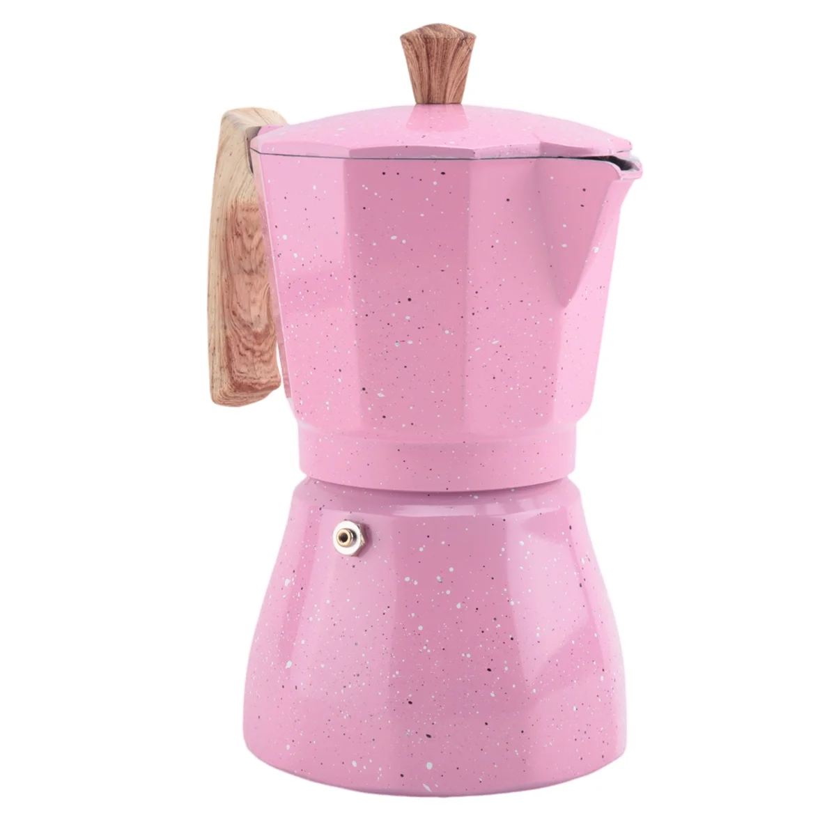 Кофеварка Latte Mocha итальянская кофеварка Moka Espresso Cafeteira на плите 300 мл розовая