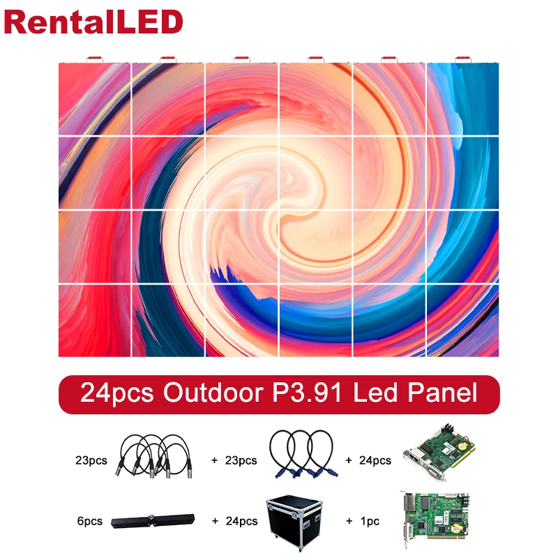 3 × 2 м P3.91 500 мм зеркальный дисплей полноцветный SMD2121 P2.604 P2.976 сращивающаяся