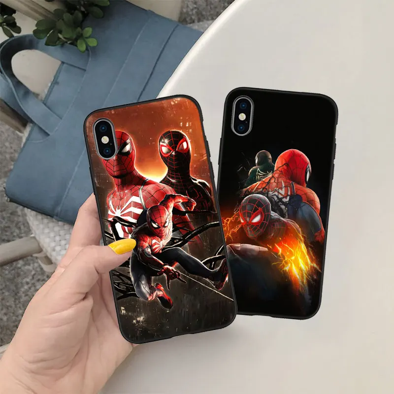 Чехол для телефона Marvel Человек-паук Samsung Galaxy A03 A11 M21 M30 M30S M31 J5 J6 J7 J8 Plus Prime Core Pro Quantum 2