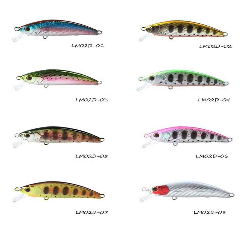 

Chinese Fishing Lures Minnow Lutac Bass Fishing Lures ensemble leurre peche 5g 50mm Sinking Water Artificial ABS Hard Bait