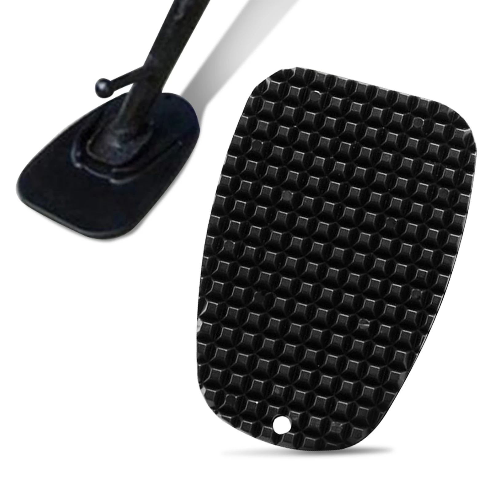 

1pcs Portable Anti-slip Motorcycle Side Kickstand Non-Slip Plate Base Parking Stand Support Mat Pad Motorcycle Parking Stand