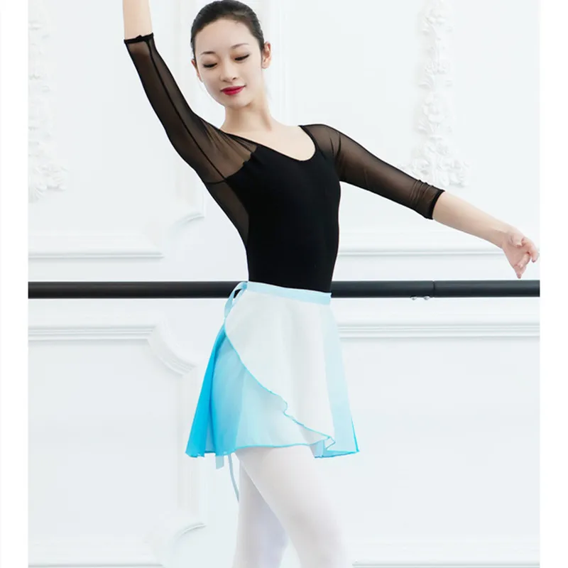 

Women Professional Leotards Classical Ballet Tutu Ballerina Dance Class Costumes Adult Leotard Dancewear Tied Skirts