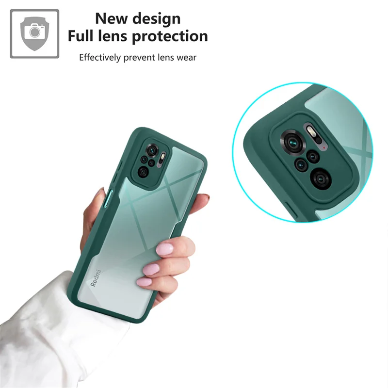 360-прозрачный защитный чехол на полный экран для Xiaomi Poco M5S противоударный Poko Pocco Poxo