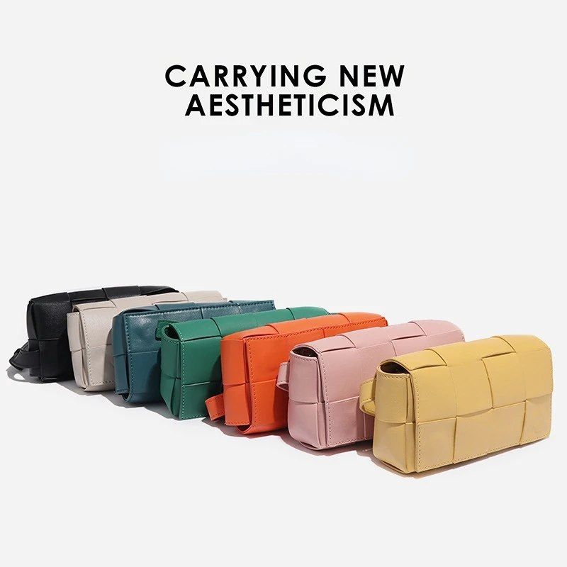 

New fashion woven women's shoulder bag cross-body waist bag
