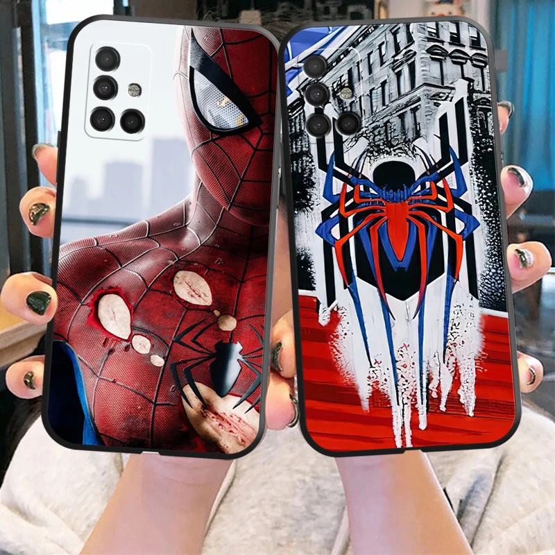 

Marvel's Spider-man Phone Cases For Samsung S20 FE S20 S8 Plus S9 Plus S10 S10E S10 Lite M11 M12 S21 Ultra Coque TPU