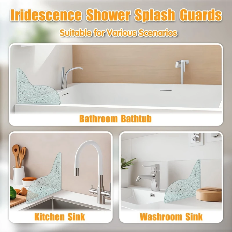 2 шт. самоклеящиеся брызги для ванной