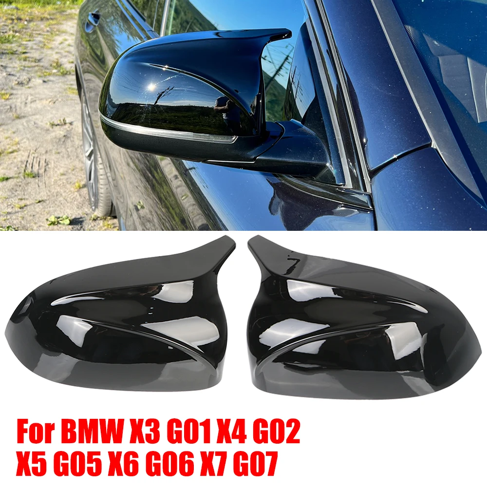 

Для BMW X3 G01 X4 G02 X5 G05 X6 G06 X7 G07 M стильная Замена 2 шт. крышка зеркала заднего вида из углеродного волокна глянцевый