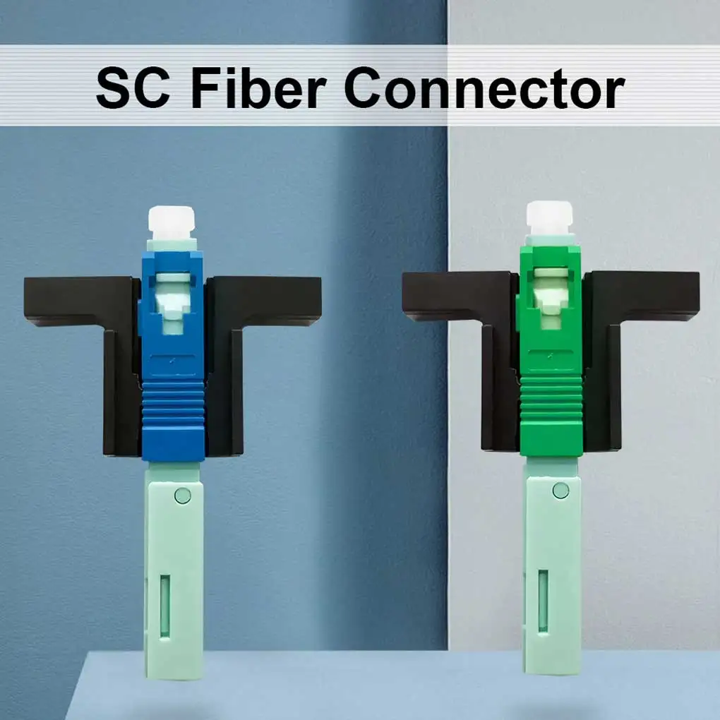 

100 Pieces SC Fiber Optic Connector Office Optical Connectors Modified