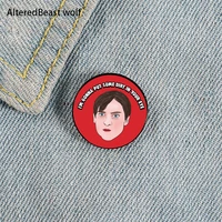 bully maguire im gonna put some dirt in your eye pin custom funny brooches shirt lapel bag badge gift for lover girl friends