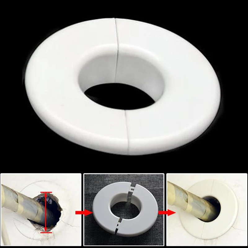 

1pc Air Conditioning Hole Decorative Cover ABS Air-conditioning Hole Plug Wall Hole Blocking Hole Cover Pipe Sealing Cover