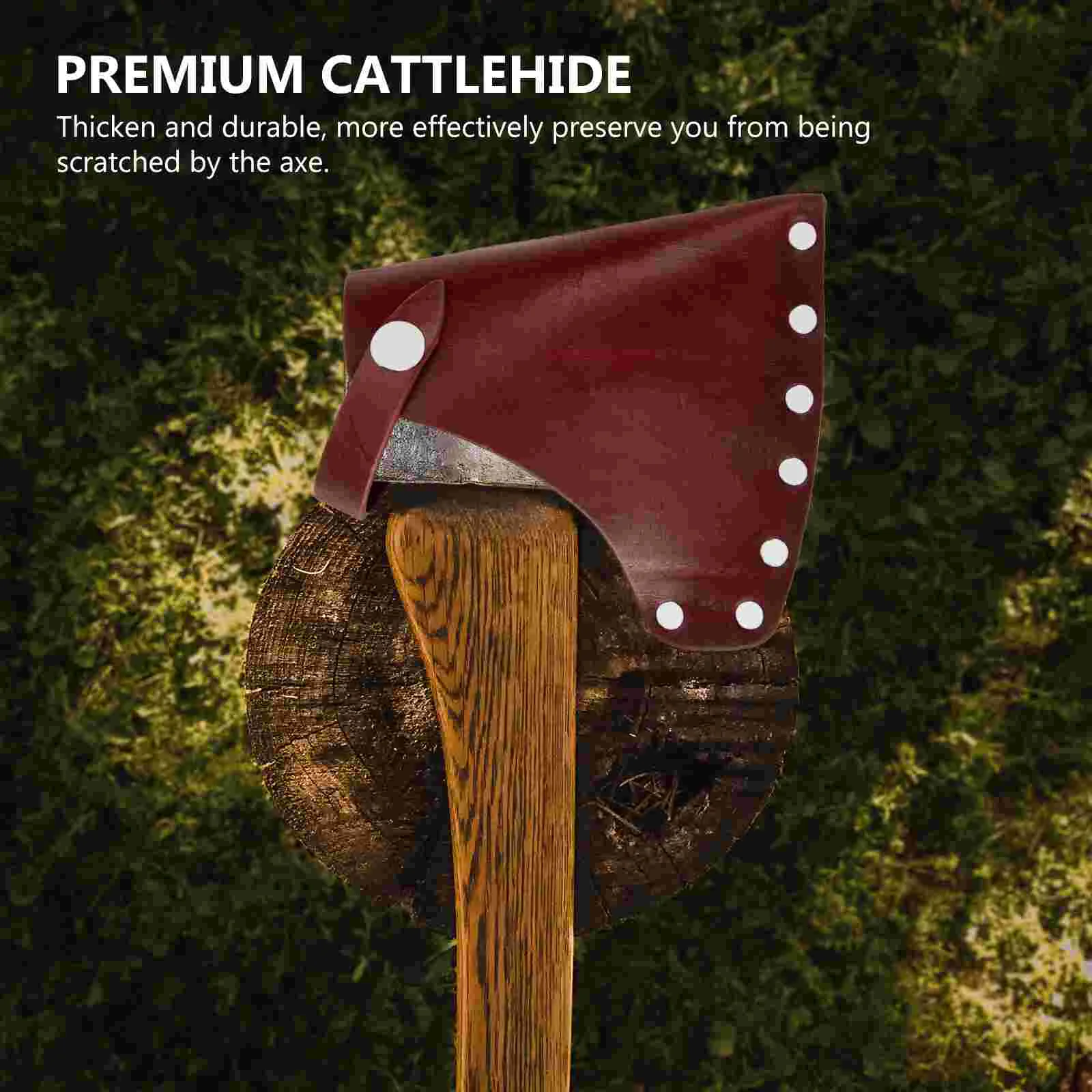 Защитный чехол для топора из кожи крупного рогатого скота портативный защитный