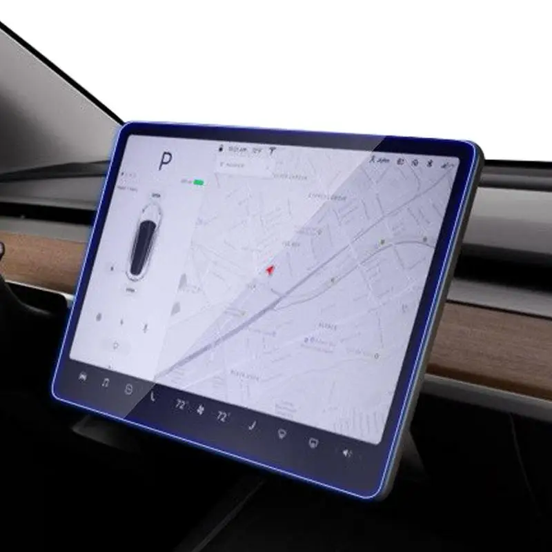 

Защитная пленка для экрана из закаленного стекла для Tesla Model 3 Y, аксессуары для интерьера с центральным контролем, HD 4K, матовая закаленная пленка с антибликовым покрытием