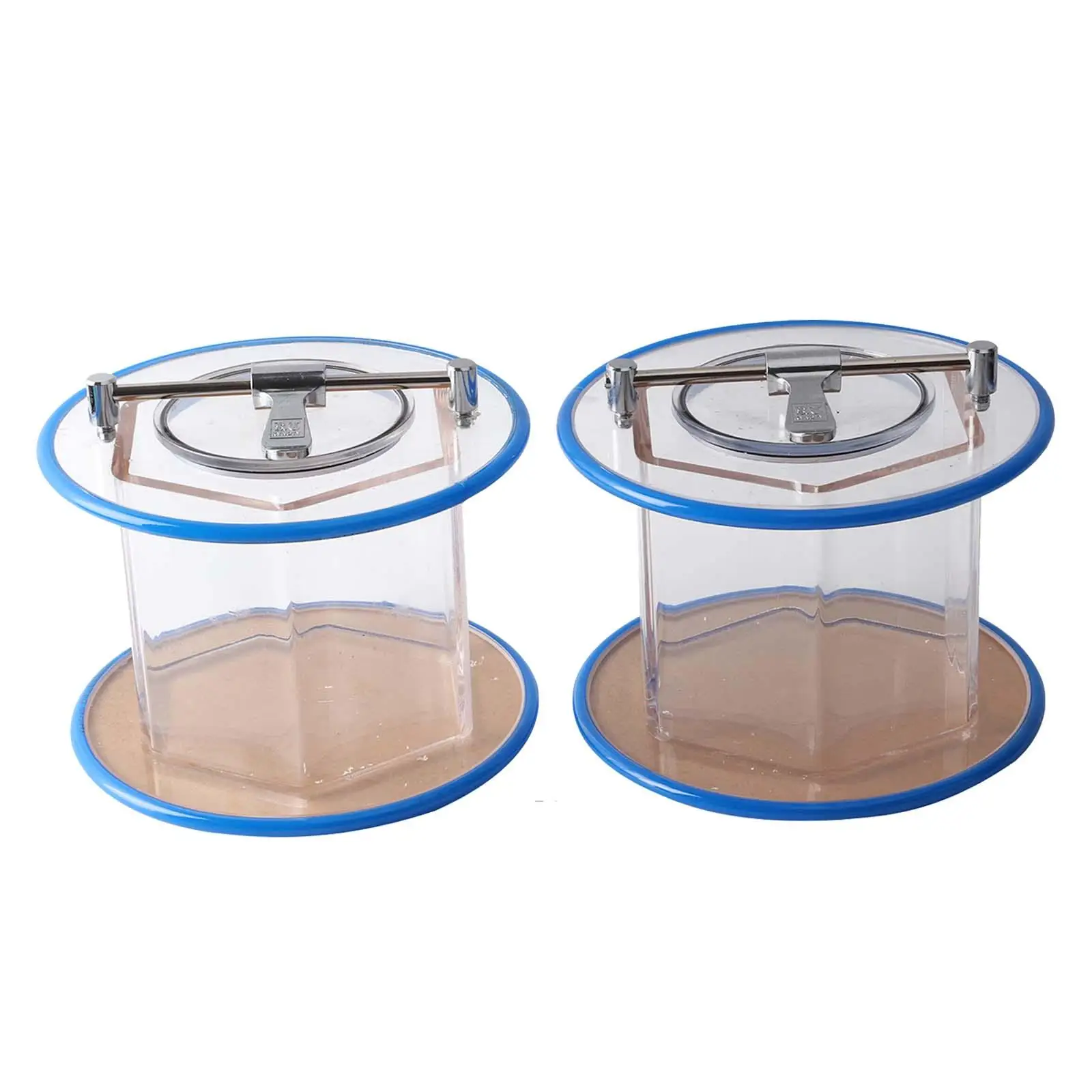 

2x баррель для полировки ювелирных изделий, прозрачный мини-полировщик, стакан-ведро, детали для полировки ювелирных изделий