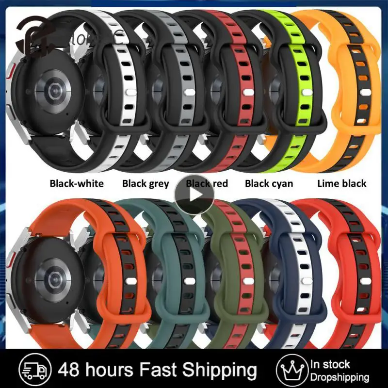 

Universal Silicone Strap Watchband 20mm 22mm Sport Watchband For Samsung Galaxy Watch5 Multifunctional Sport Band