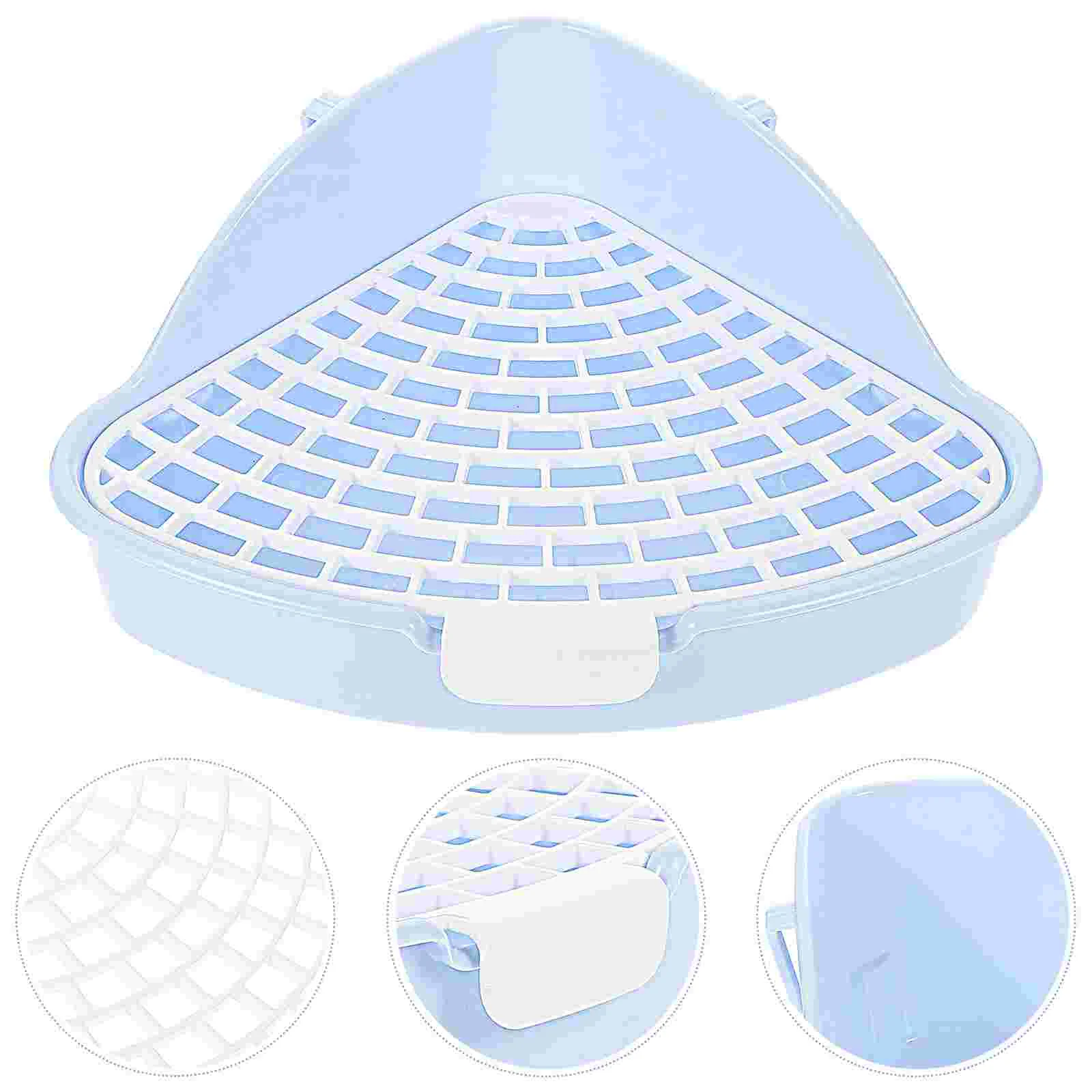 

Litter Box Toilet Rabbit Potty Bunny Small Trainer Pet Cage Corner Animal Guinea Hamster Pan Bedding Training Tray Ferret