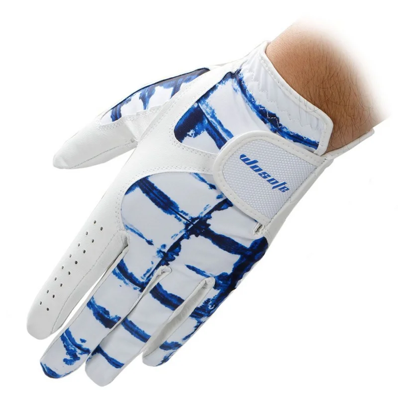 Golf Gloves Men's Golf Magic Color Sheepskin Fashion Color Wear-Resistant Breathable Left Hand Single