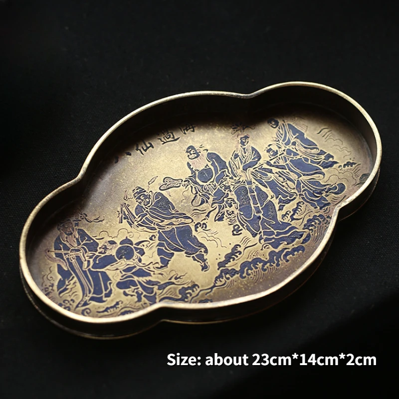 

Медный чайный поднос