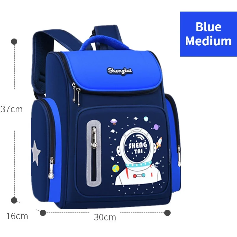 5-piece Set Astronaut Children Large Backpacks New Cartoon Girl Boy Students Cute School Tutorial Bags Pen Bag Kids Water Cup