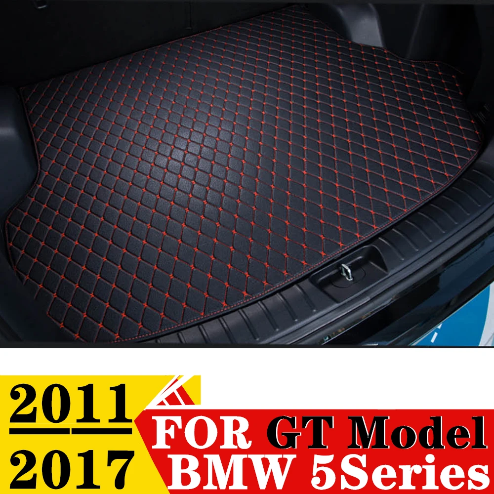 

Коврик для багажника автомобиля для BMW 5 серии GT 11-17, для любой погоды, XPE, плоский боковой задний ковер для груза, коврик для багажника, автозапчасти, багажник