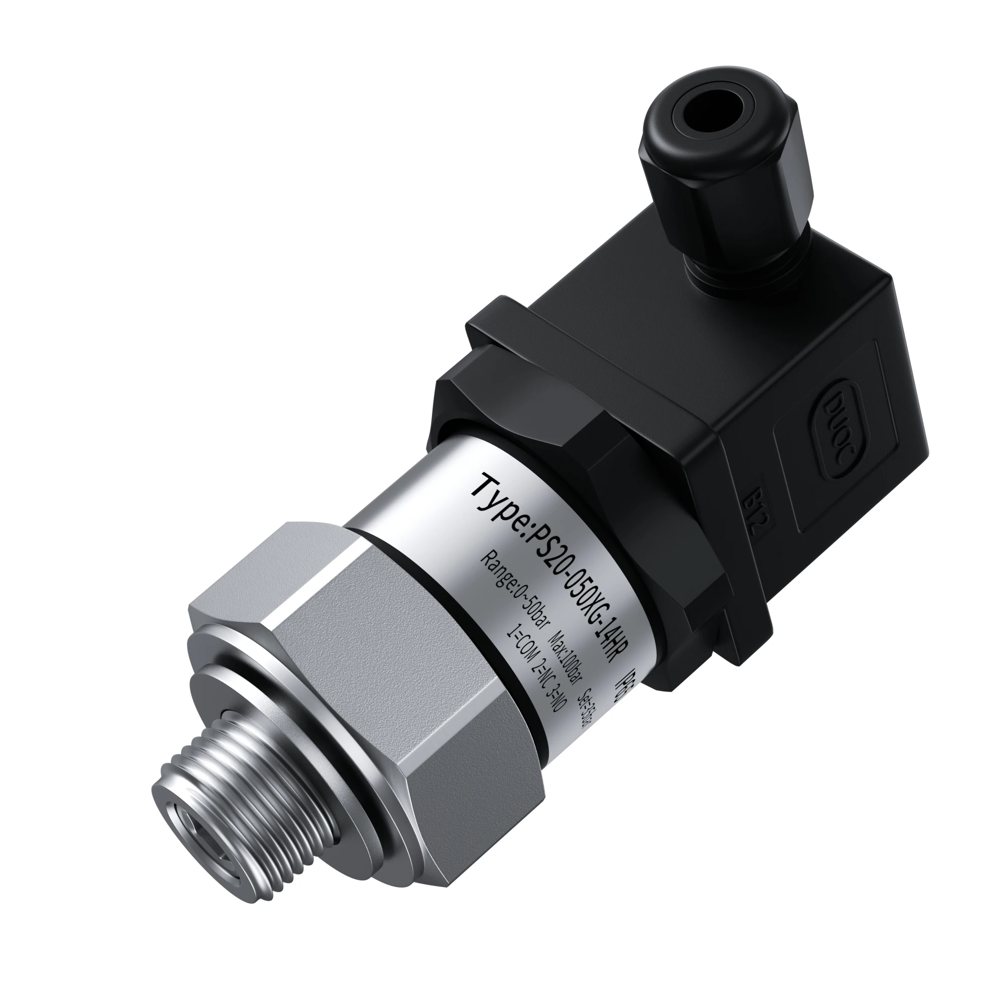 

NPT1/4 Резьба Механический регулируемый переключатель давления 10-100 бар 20-200 бар 30-300бар Пневматический гидравлический регулятор давления