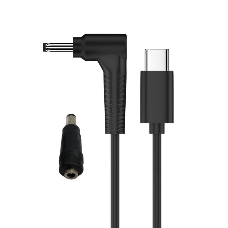 

Type C to DC3.5x1.35mm Power Cable USB C To DC35135 Power Supply Cord With 5.5mmx2.5mm Adapter For Routers Camera