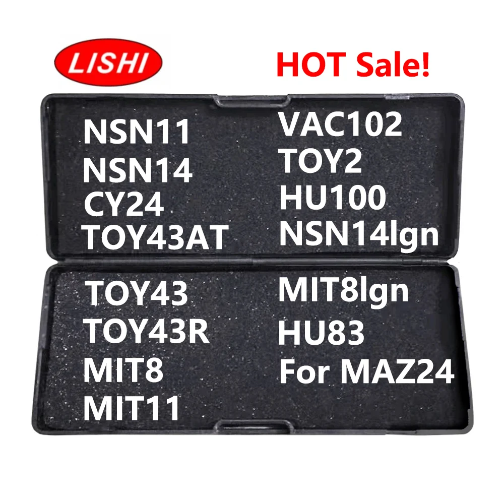 

Hot LiShi 2 in 1 MIT8 MIT11 CY24 TOY2 NSN14 TOY43 TOY43AT TOY43R HU87 NSN11 Locksmith Tools For All Types