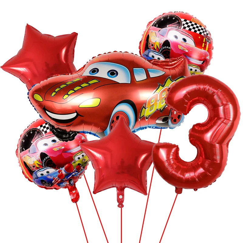 

Фольгированные шары Disney Cars 6 шт.