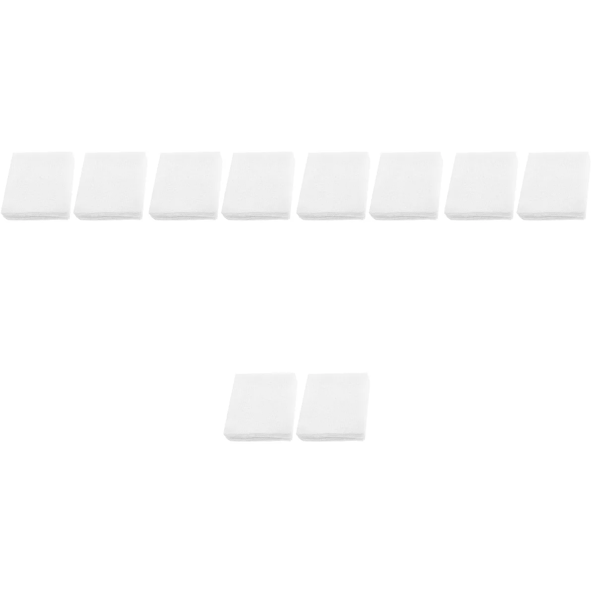 

500 Pcs Disposable Gauze Breathable Gauze Pads Portable Gauze Sheets