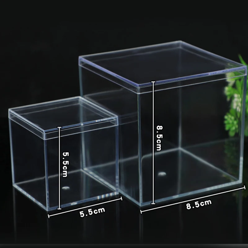 

Plastic Transparent Storage Box Jewelry Beads Fishing Accessories Candy Box