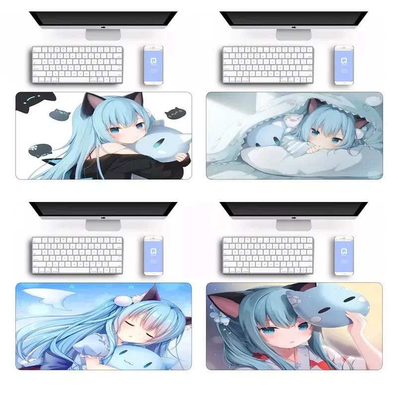

Large Mouse Pad Anime Nekoha Shizuku Gaming Mousepad Kawaii Cute Fashion Mouse Mats Carpet Computer Keyboard Laptop Desk Mat