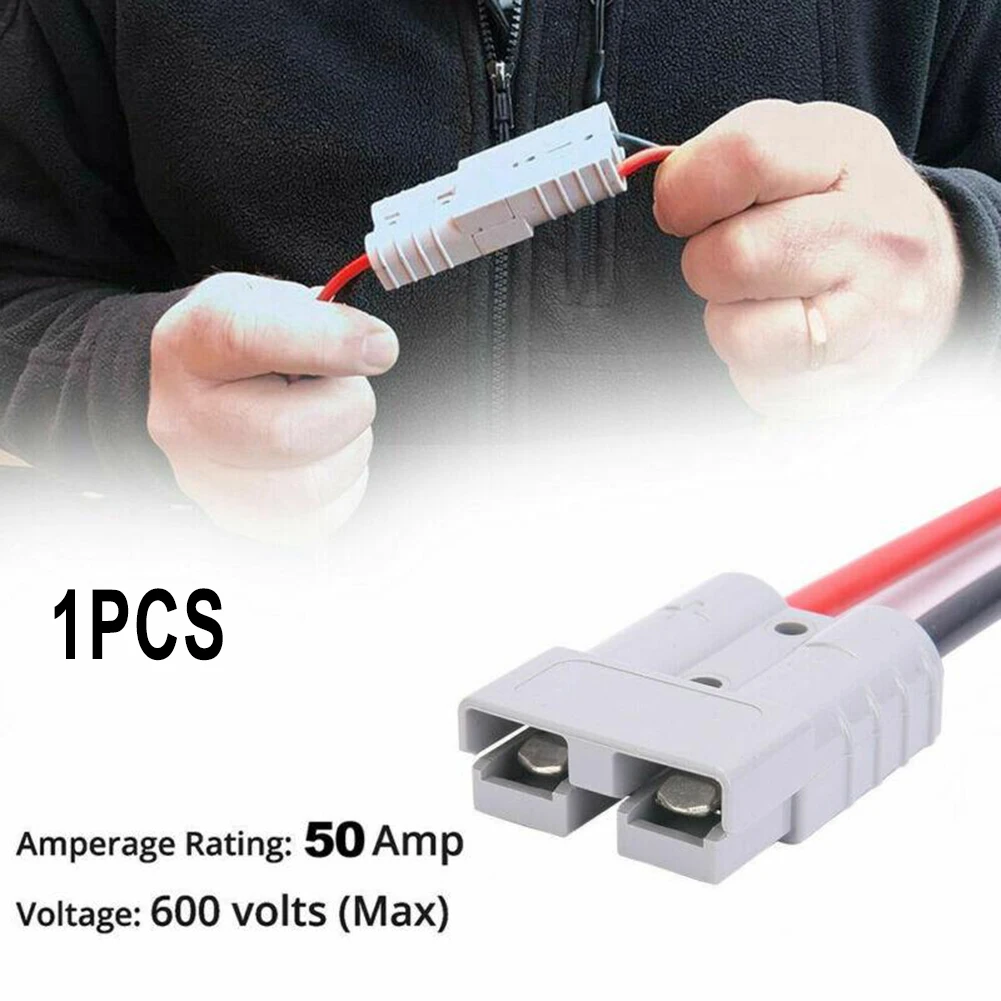 

30cm 50A 10AWG For Anderson Plug Extension Cable M8 Terminal Battery Charging Connector Cable Kit For Electric Vehicles