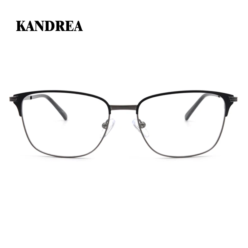 

KANDREA Square Alloy Glasses Frame Men Vintage Brand Design Myopia 2022 Eyeglasses Optical Prescription Glasses Eyewear HG5772