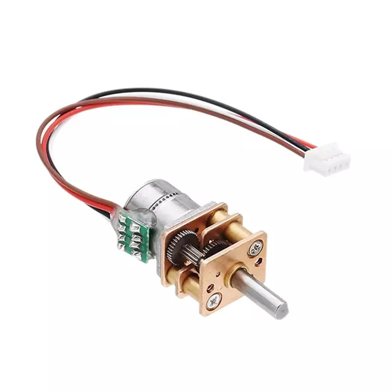 Маленький прецизионный шаговый мини-двигатель 10 мм 5 в постоянного тока 2-фазный