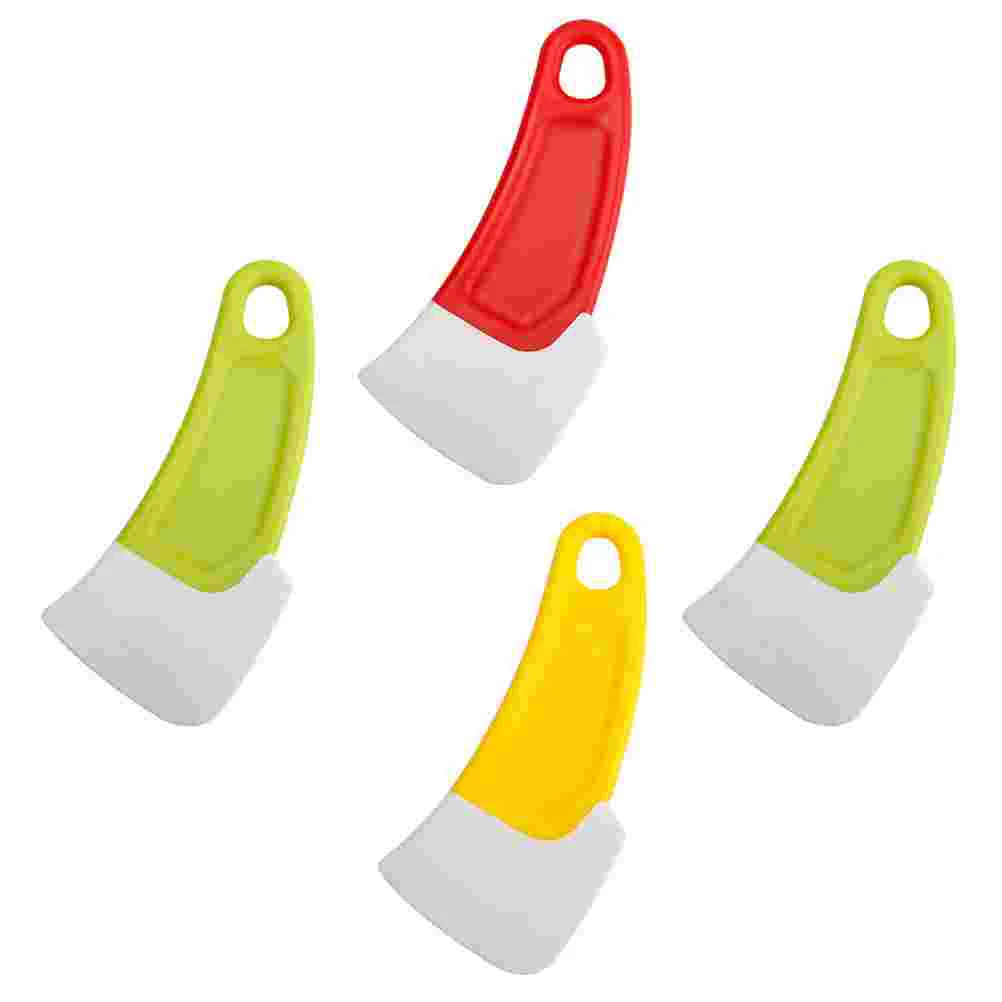 

4Pcs Nonstick Silicone Frying Pan Scraper Cake Pastry Spatulas Mixed color