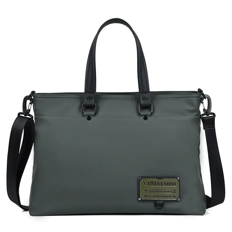 Men Oxford Briefcase Male Business Casual Handbags Men's Large Capacity Bags Laptop Bags Documents Storage Bag Fashion Shoulder