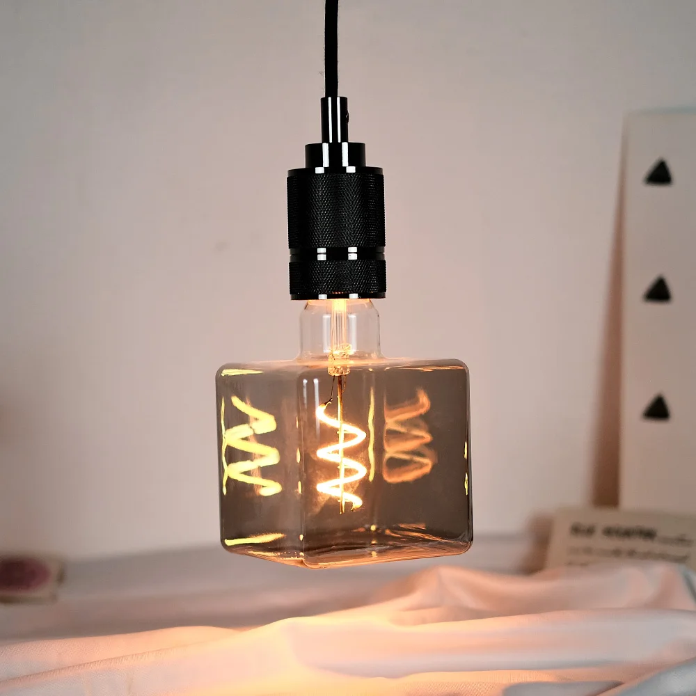 TIANFAN светодиодные лампы винтажная светильник почка кубик льда 4 Вт с регулируемой