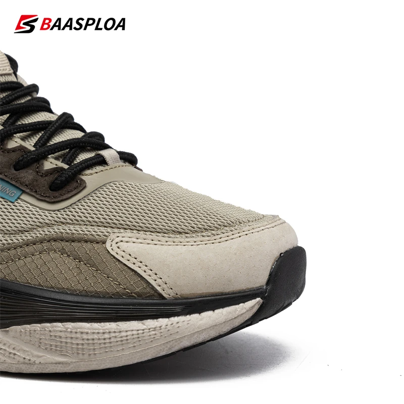 Baasploa Men Running Shoes New Fashion Lightweight Casual Sneakers for Men Breathable Mesh Sport Shoes Non-Slip Free Shipping