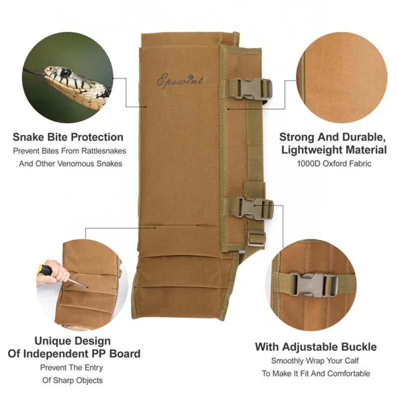 Shin Guard Suitable for Outdoor Hiking Mountaineering Jungle Adventure Armor Breathable and Waterproof Legwarmers