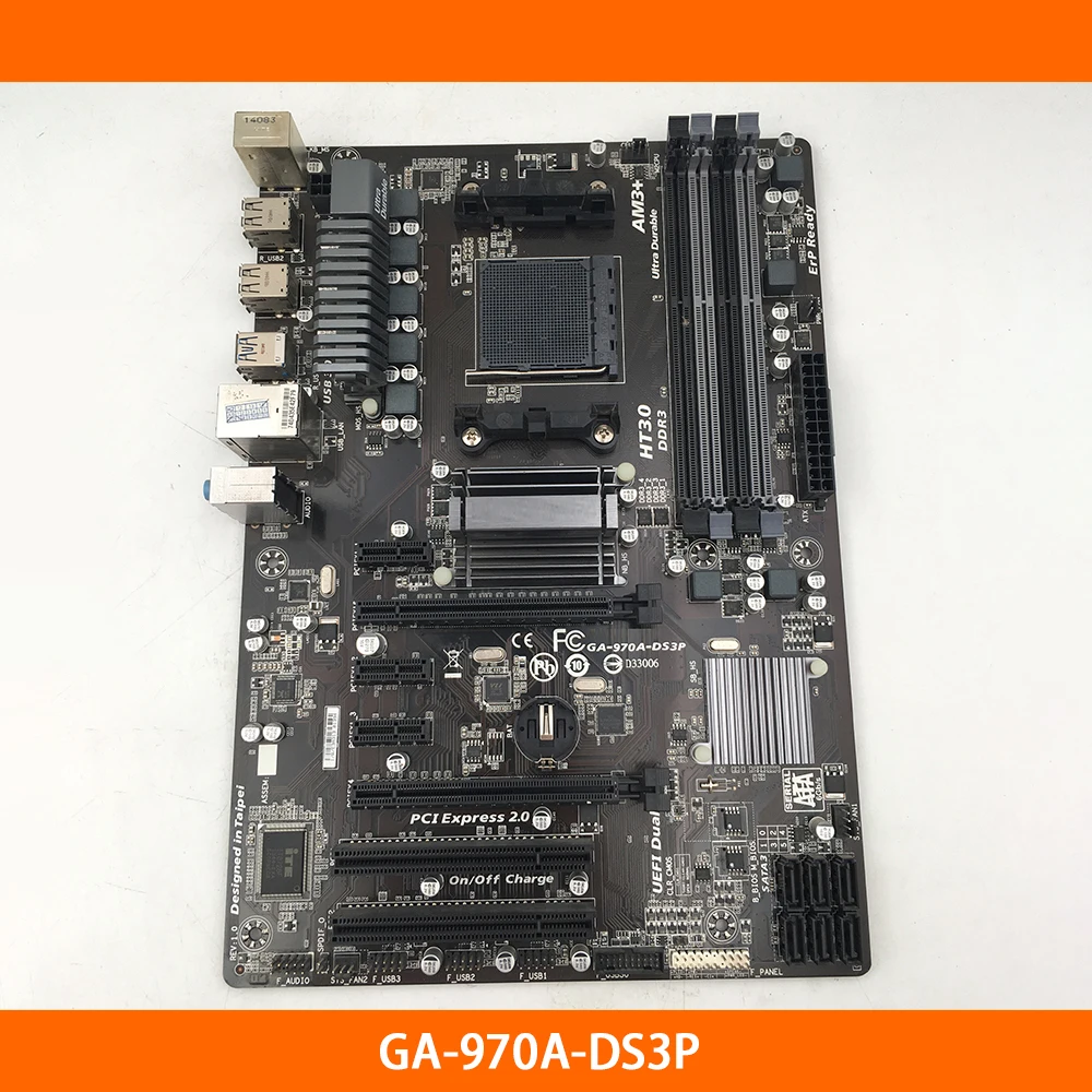 For Gigabyte GA-970A-DS3P DDR3 32GB PCI-E 2.0 970 AM3/AM3+ ATX Desktop Motherboard High Quality Fast Ship