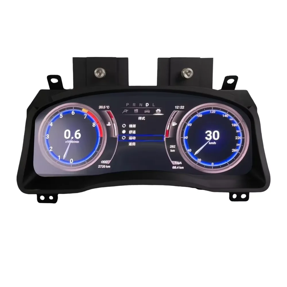 12 3-дюймовый цифровой виртуальный кабинный приборный датчик для Toyota Land Cruiser Prado
