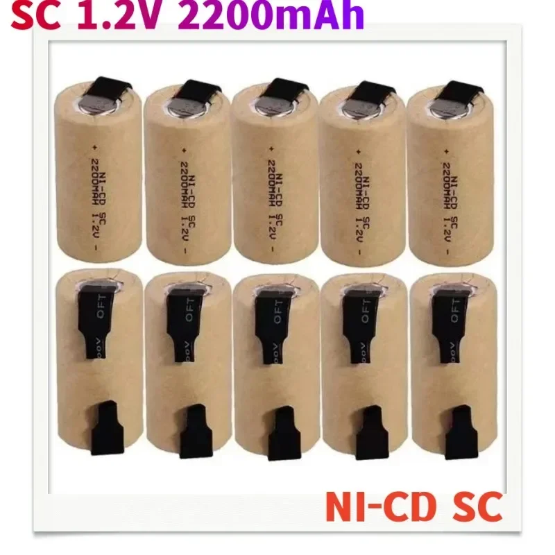 

Free Shipping100% New Rechargeable Battery SC 1.2V 2200mAh Nickel Cadmium Electric Tool Akkumulator Lowest Price