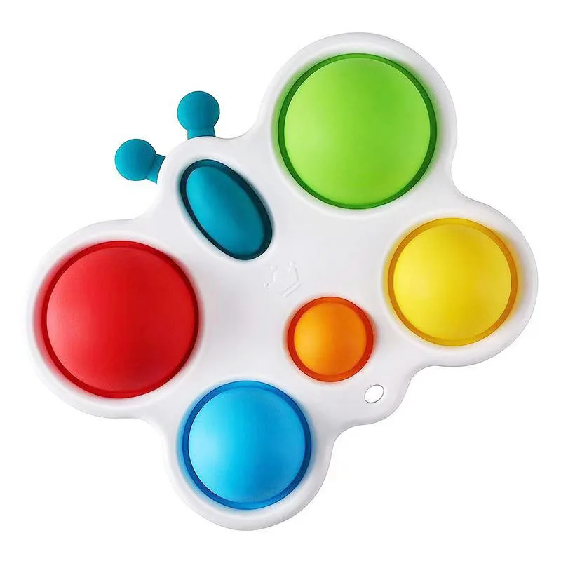 

Детские игрушки-фиджеты, сенсорная Силиконовая Бабочка, переворачивающаяся доска, лучший аутизм, стресс, раннее обучение, игрушка для пальц...