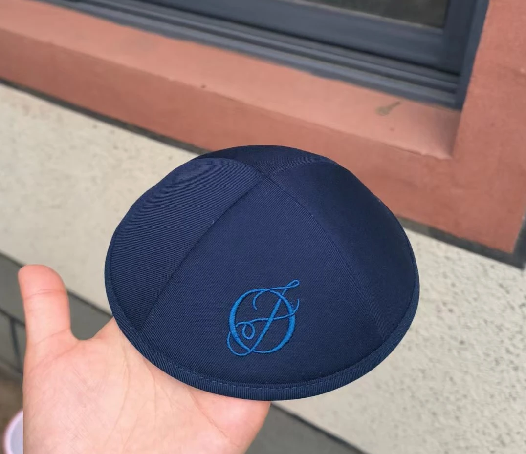 Черный хлопковый саржевый Свадебный KIPPAH Kippot Kipot | Тематическая одежда и униформа
