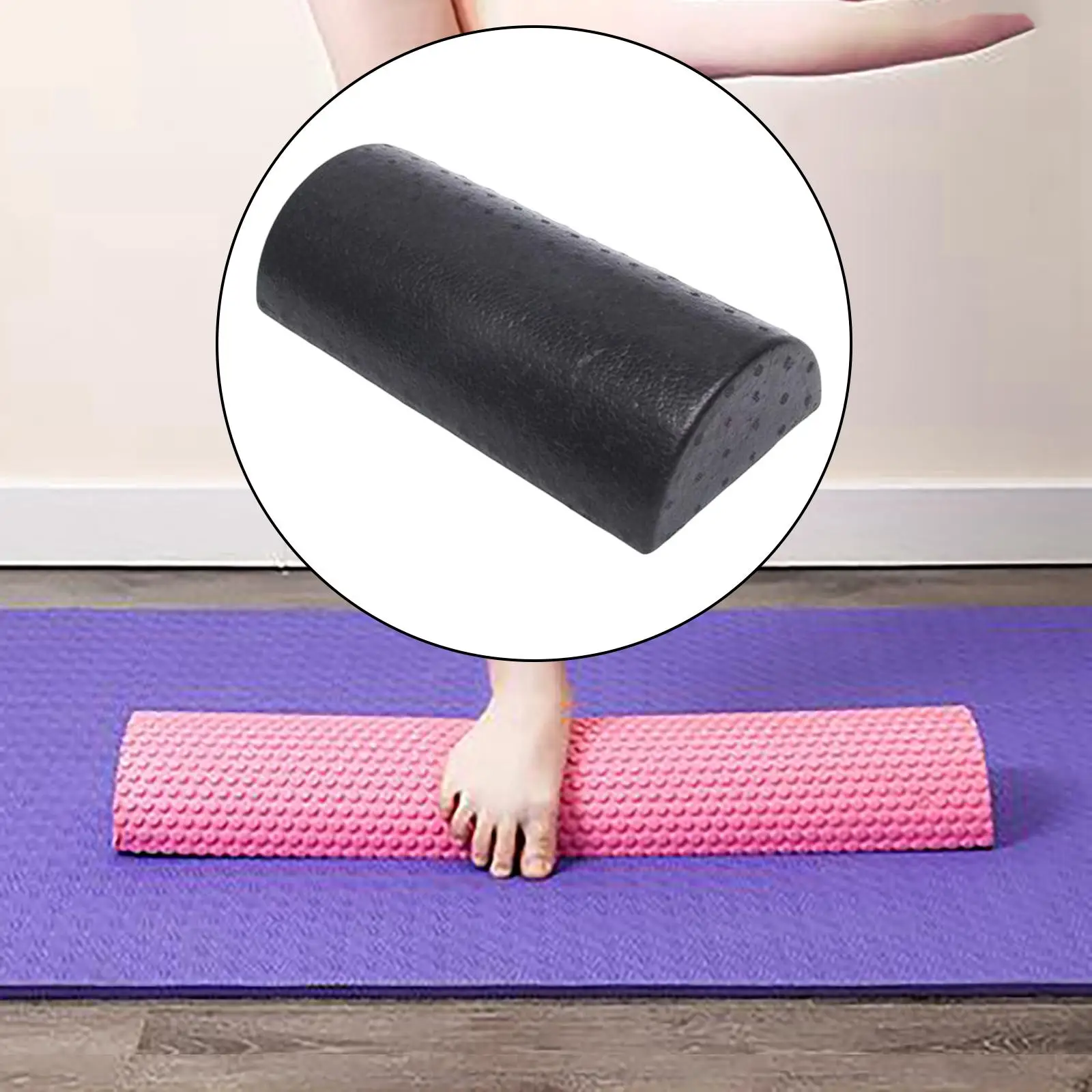 

Semicircle Yoga Column Roller for Exercise Pilates Fitness