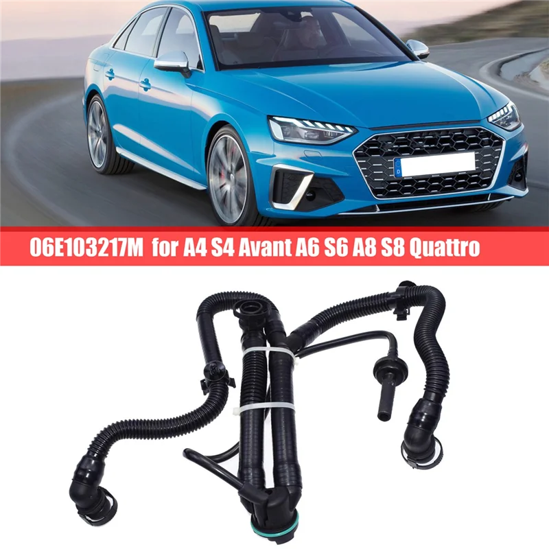 06Е 103217 M выхлопная газовая труба вентиляционная картера для Audi A4 S4 Avant A6 S6 A8 S8 Quattro