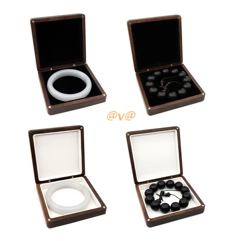 

Jewelry Organizer Box Handcrafted Wooden Box Holder for Earring Bracelet Jewelry