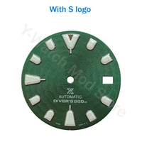 oem dial green watch nh35 case watch nh357s264r356r15 movement 28 5mm green lume skx007009