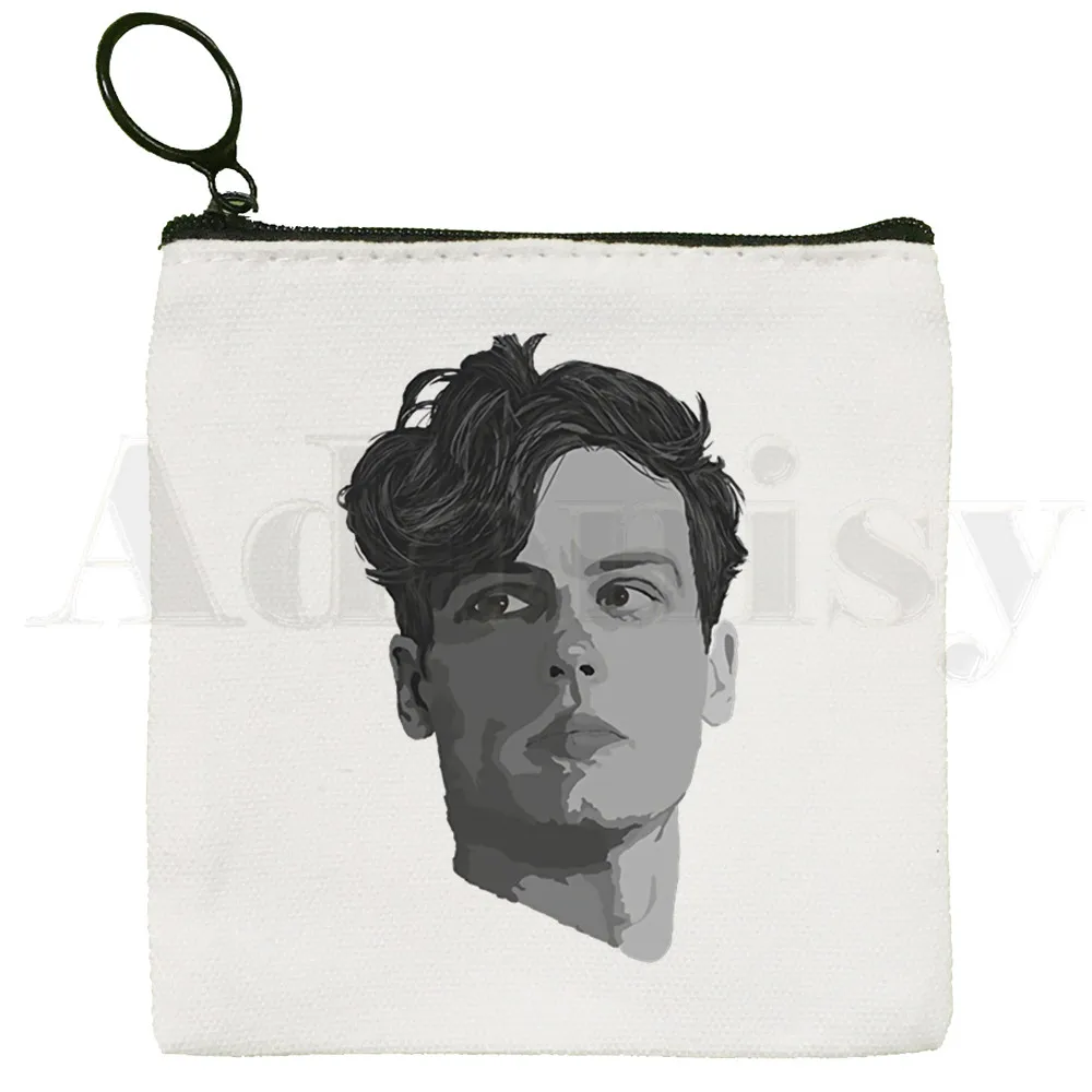 Spencer Reid Criminal Minds TV Series Fan Coin Purse Storage Small Bag Card Bag Key Bag Coin Clutch Bag Zipper Key Bag