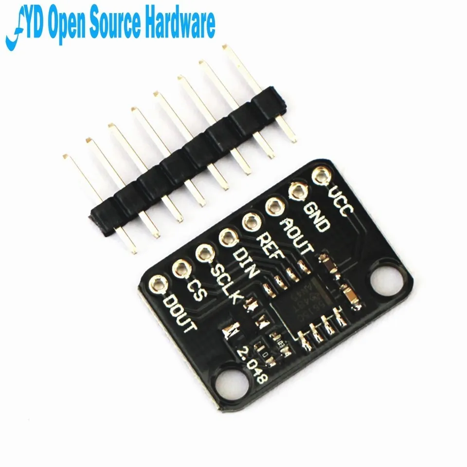 1 шт MCU-5615 TLC5615 10-битный последовательный интерфейсный цифро-аналоговый преобразователь