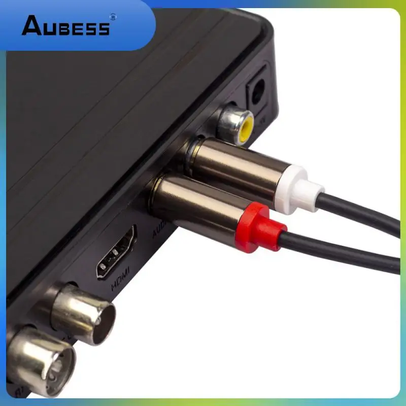 

2rca To 2rca Lotus Cable Alloy Audio Cable Amplifier Audio Cable Av Four-head Rca Power Power Amplifier Aluminum